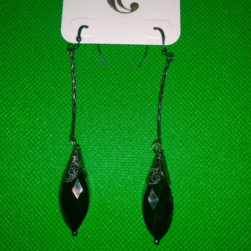 Charming Charlie Resin Crystal Earrings